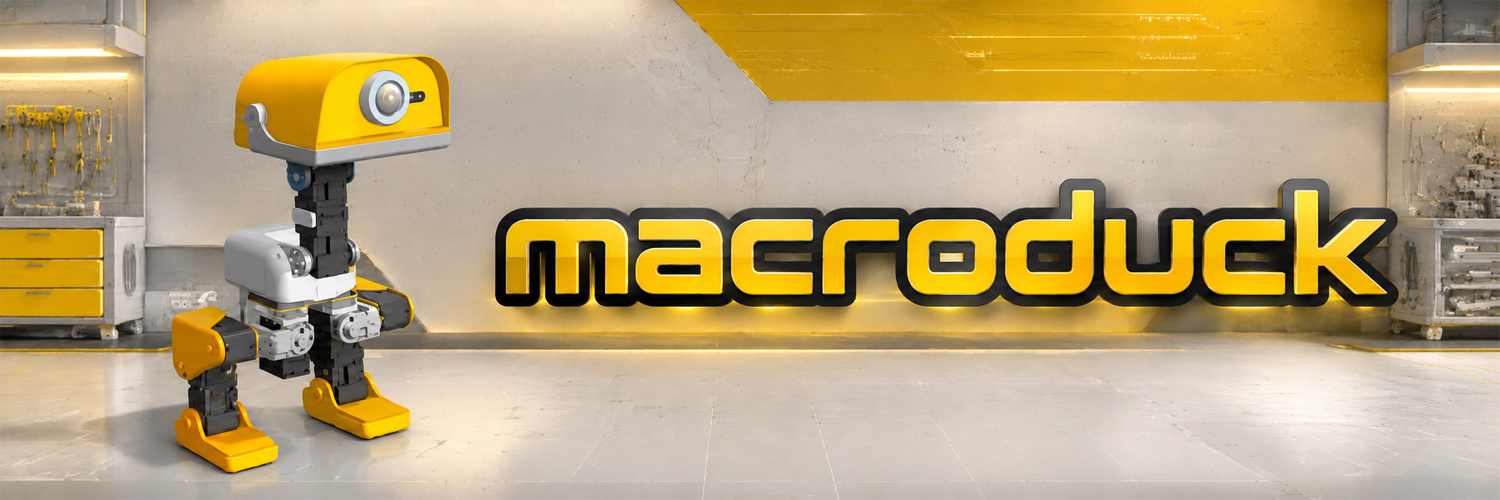 MACRODUCK — macro-scale robotic duck in the workshop